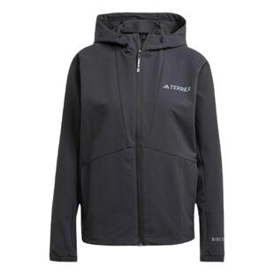 拒水防风户外运动连帽夹克外套女装adidas阿迪达斯TERREX