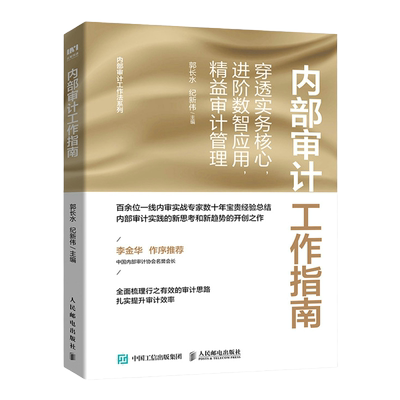 内部审计工作指南穿透实务核心进阶数智应用精益审计管理 郭长水纪新伟内审财务会计财务管理书 人民邮电出版社
