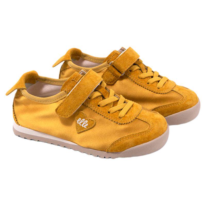 ELLEkids童鞋 女童运动鞋2026春季新款魔术贴儿童鞋子小女孩布鞋