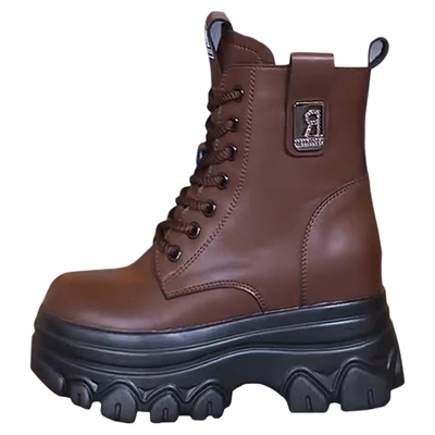 真皮2025秋冬新款小个子马丁靴女