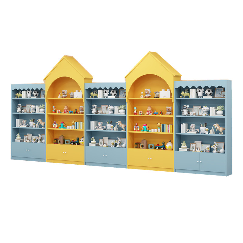 木质玩具货架展柜游乐场diy儿童