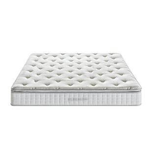 【白骑士】喜临门席梦思弹簧软硬两用黄麻进口天然乳胶厚床垫1.8m