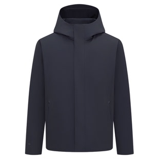 【90鹅绒】波司登25新款男士短款羽绒服可拆卸两穿连帽防泼水保暖