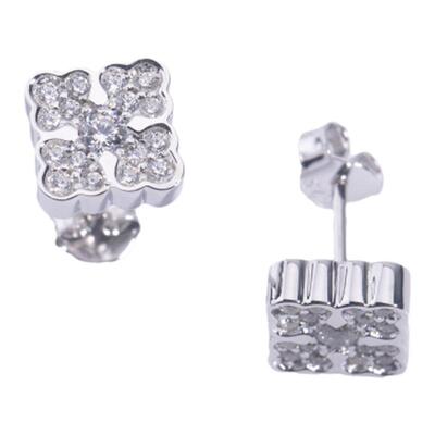 WBJ定制珠宝银欧美通用耳钉