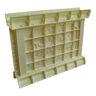 别墅罗马柱栏杆花板浮雕花水泥柱子模具阳台护栏板花欧式装饰模板