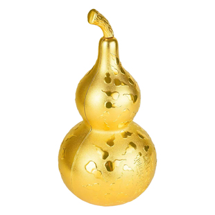 李居明2026马年吉祥物九运悬壶济世金葫芦摆件客厅平安健康摆设