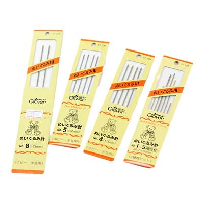 日本Clover可乐工具 玩偶制作专用针 手缝针 57-291/294/295/298