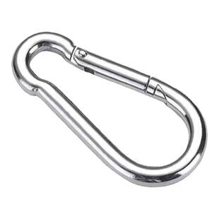 旗杆钢丝绳锁扣 夹头固定扣 链接卡扣 弹簧扣安全扣防风链夹扣