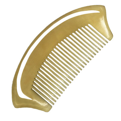 飞泓轩天然牛角梳家用男女士头梳子按摩发梳便携防静电随身黄牛角