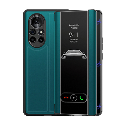 华为nova8系列素皮磁吸翻盖商务