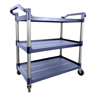 加厚大号收餐车酒饭店专用多功能塑料撤送餐车移动传菜餐厅手推车