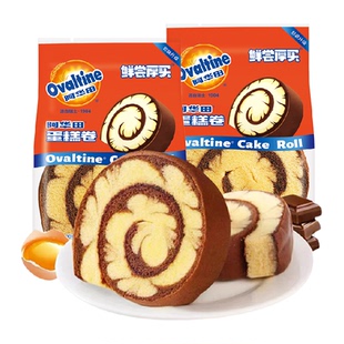 阿华田蛋糕卷整箱瑞士卷夹心华夫饼面包鸡蛋仔零食官方旗舰店官网