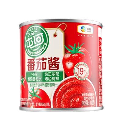 中粮屯河新疆番茄酱罐头装198g添加糖0脂肪意面西红柿沙司蕃茄膏