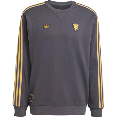 Adidas/阿迪达斯正品MUFC ICON SWT男士复古长袖卫衣JN2824