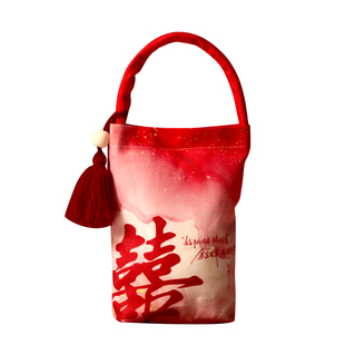 喜糖袋2026新款结婚糖盒伴手礼订婚专用婚礼礼盒空盒布袋子包装袋