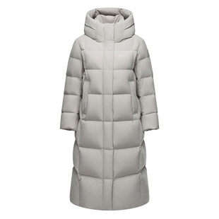 坦博尔25冬季新款女士连帽长款羽绒服保暖时尚加厚外套TB5530826A