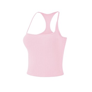 运动上衣女妖精瑜伽服t恤美背吊带健身背心羽毛球网球举重的套装