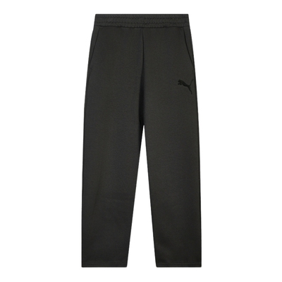 PUMA彪马春季新款男裤黑色休闲运动裤直筒宽松针织长裤637445-01