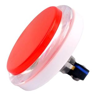 高清晶透平面100mm带灯按钮开关带微动大按钮抢答大按键复位按钮