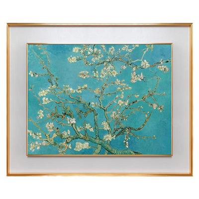 梵高杏花盛开现代客厅挂画装饰画