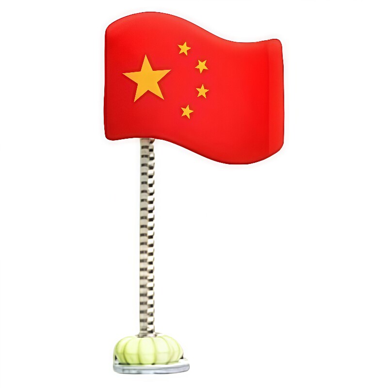 车载五星爱国仪表台装饰塑料摆件