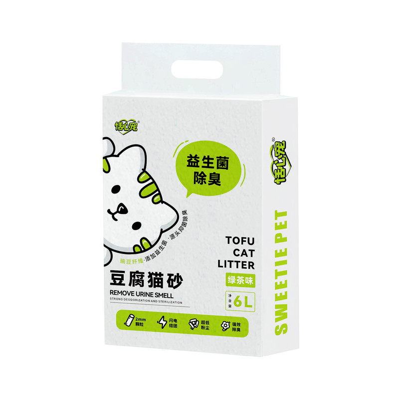恬心宠豆腐猫砂除臭抑菌瞬吸结团