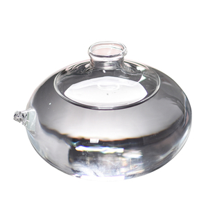 梅林笔庄明镜砚滴水滴砚台磨墨汁研墨专用加水添水文房书法毛笔用水盂笔洗可爱创意小摆件透明玻璃制滴水器