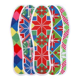 十字绣鞋垫自己绣男女刺绣2026年新款纯手工加厚防臭透气厚款格子