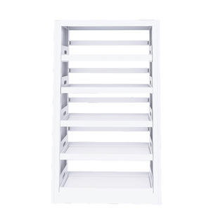 轩彩25厘米宽家用电视柜图书馆简约钢制儿童绘本架客厅阳台置物架