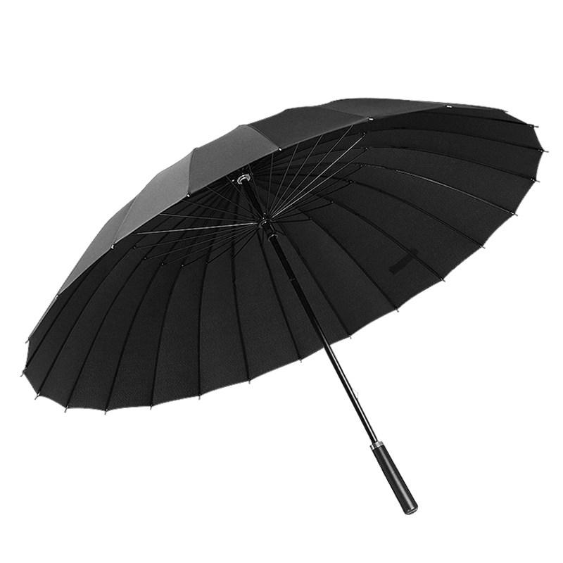 24骨大号加厚加固抗风长柄雨伞