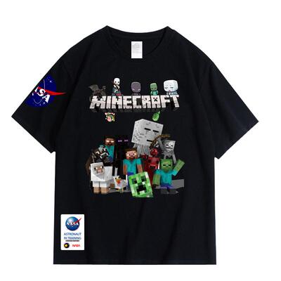 夏季minecraft游戏周边短袖衣服