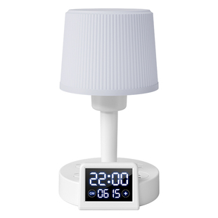 台灯卧室床头灯轻奢高级感时钟2026新款小夜灯婴儿喂奶护眼睡眠灯