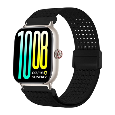 适用于vivowatchgt2手表带iQOO尼龙编织磁吸扣腕带新款vivo智能运动手表iQOOwatchGT男女高级透气针织替换带