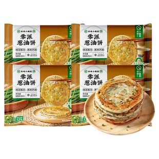 【李佳琦直播间618超级零食节】珍味小梅园零派葱油饼500g*4包饼