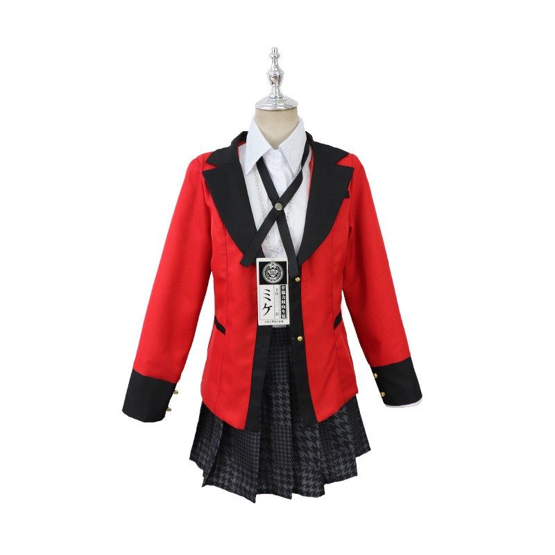 狂赌之渊蛇喰梦子cosplay服装套装 女生制服 校服现货