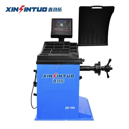 劲拓小汽车全自动轮胎动平衡机车轮动平衡仪红外线定位动平衡仪