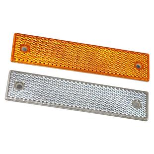 矩形轮廓标反光片 180*40反光膜 黄白长方形反光片护栏反光贴棱镜