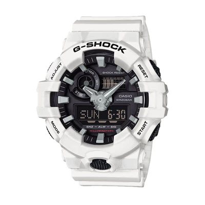 卡西欧男电子潮流运动白武士手表