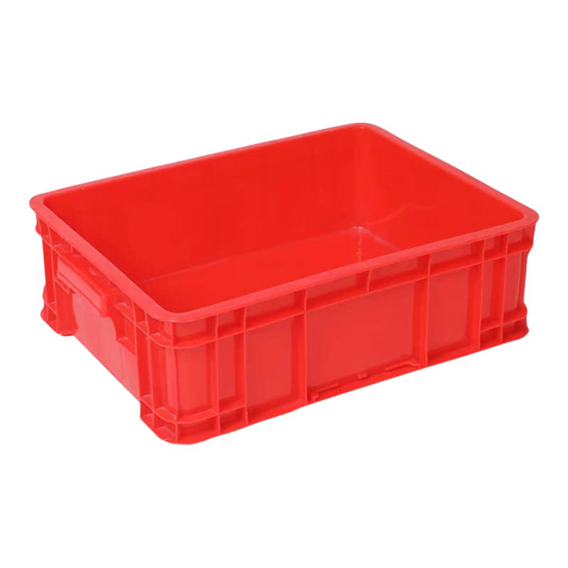 本佳塑业红色加厚不良品周转箱