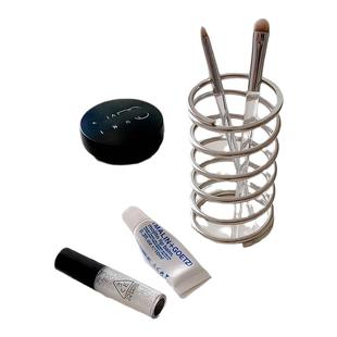 简易电动牙刷架台面化妆刷收纳筒洗漱台置物架剃须刀梳子收纳盒