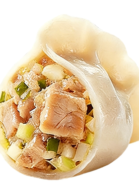 大娘水饺山东手工速冻猪肉大葱韭菜鸡蛋饺子早餐冷冻荠菜新鲜速食