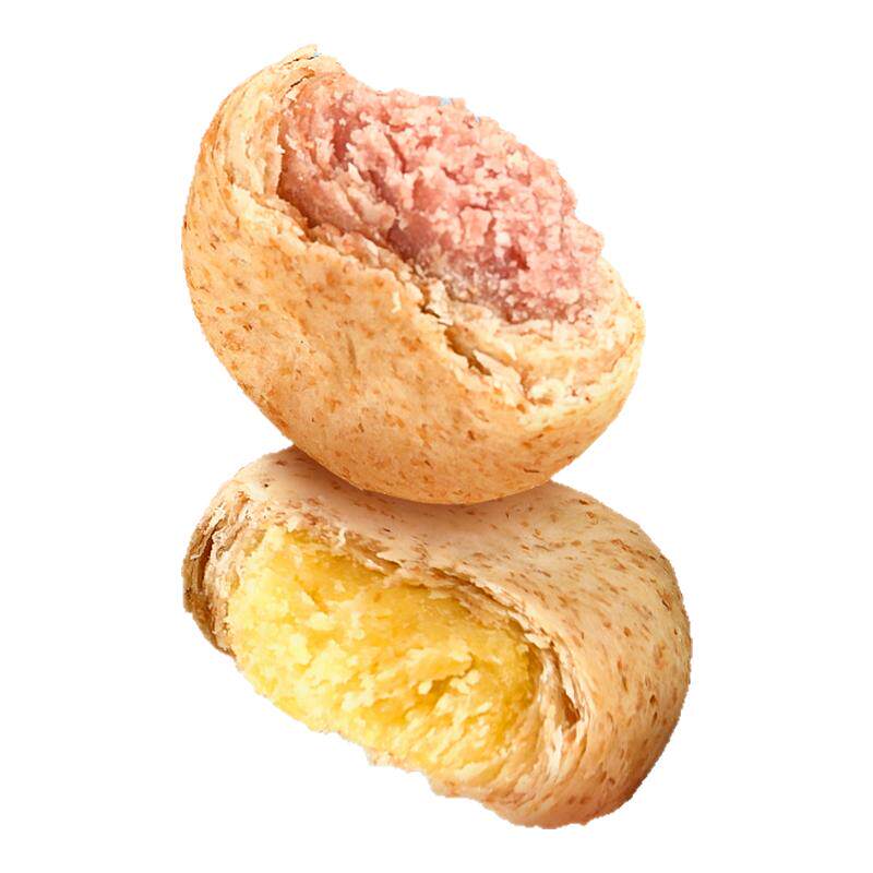 全麦紫薯芋泥饼绿豆饼粗粮夹心饼