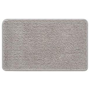 跨境简约纯色加厚长毛绒地毯浴室地垫淋浴房卫生间门口脚垫吸水垫