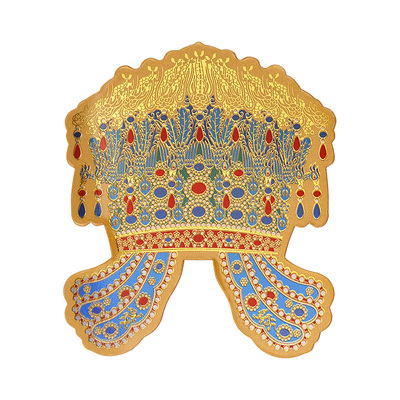 中国国家博物馆凤冠黄金手机贴