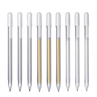 高光笔白色金色银色黑卡纸专用笔美术画画勾线绘画笔手绘漫画勾边笔签字笔手帐记号笔细防水油漆笔黑底写白字