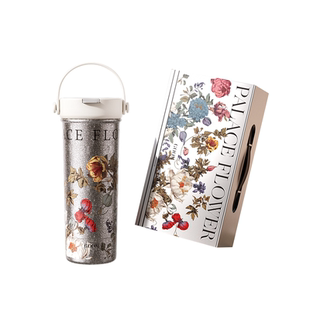 GOOM纯钛保温吸管水杯子女士26新款高颜值送老婆闺蜜新年生日礼物