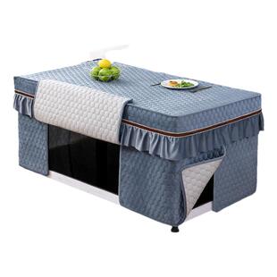 烤火桌子罩套长方形烤火被加厚电烤炉茶几取暖桌罩套火炉保护罩