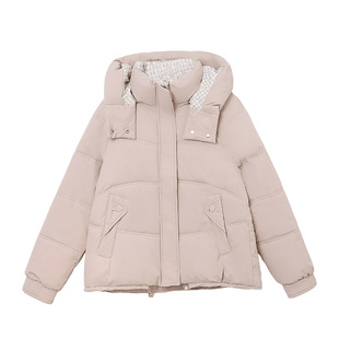 短款棉服女款冬季2026年新款中年妈妈洋气可拆帽女士加厚羽绒棉衣