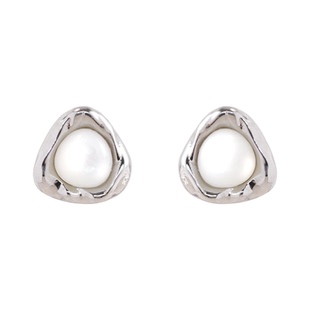 ASTRALIS·隐星｜皎月贝母耳钉女原创气质耳环轻奢高级感春夏耳饰