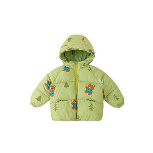 宝宝棉服儿童冬款连帽外套童装男童加厚外套女童婴幼儿棉袄上衣潮